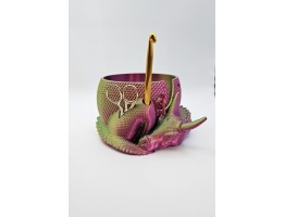 Drago the Dragon yarn bowl (free shipping)