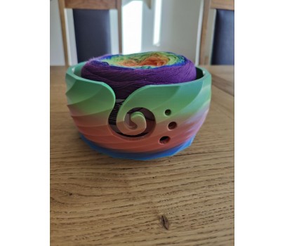 Spiral yarn bowl - large